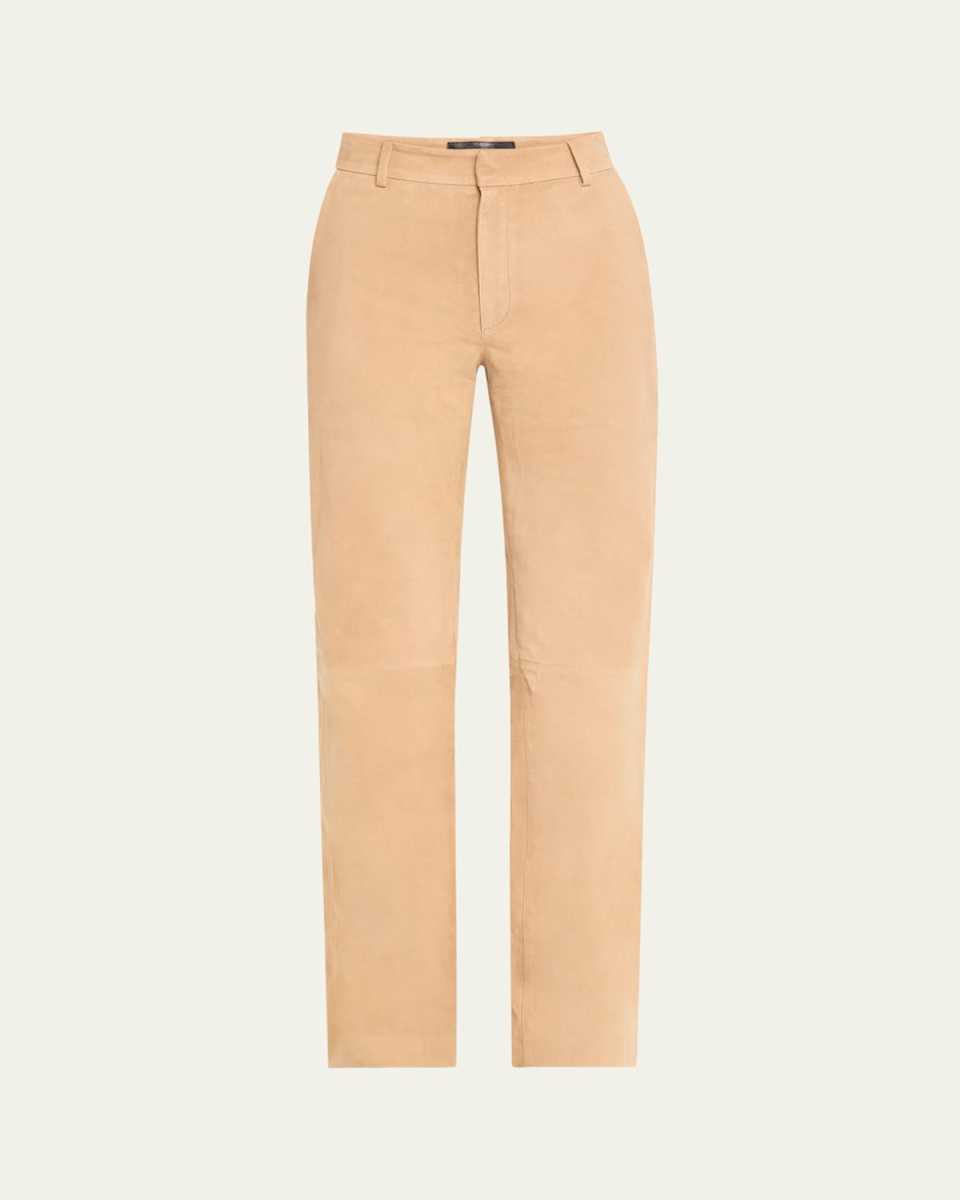 Baggy Suede Trousers